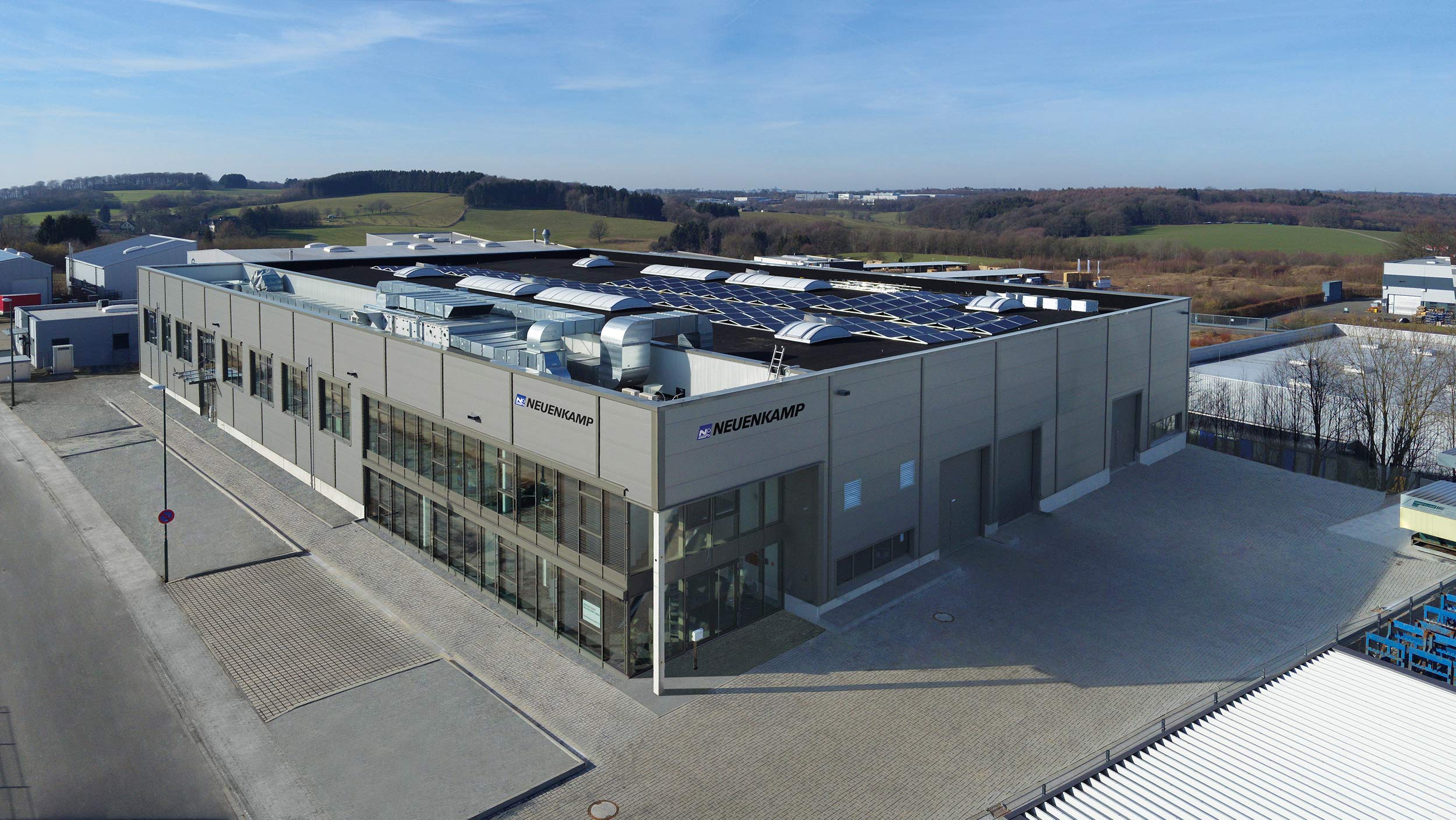 The Neuenkamp site in Hückeswagen can be seen.