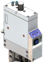 Zeichnerische Abbildung der Tiefeneinstellung Senso Control mit LED-Display.