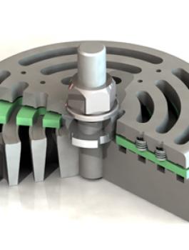 GS-K Ventile (mit Kunststoffplattenteilen) von DIENES für Prozessgasanwednungen.