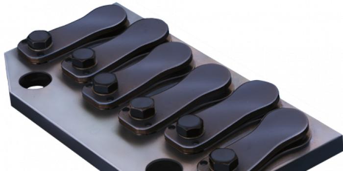 Ein DIENES Zungenventil, das seinen Einsatz in Vakuumpumpen findet.