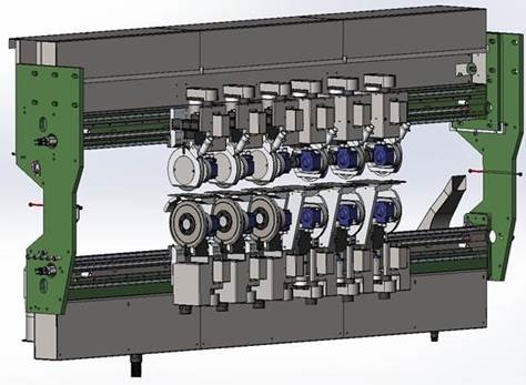 This high-tech slitting system was presented to customers at an open house event at DIENES.