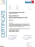 This picture shows the ISO Certificate.