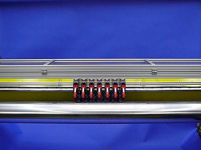 automatisches DIENES Schneidsystem Typ Modul VIII-C-W Simu-Flash (Quetschmesserhalter & glasharte Welle)